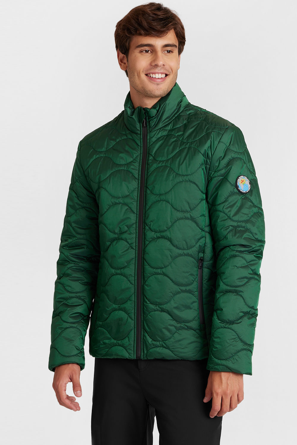 Jaqueta Global Project Puffer Eco Tencel™ Verde